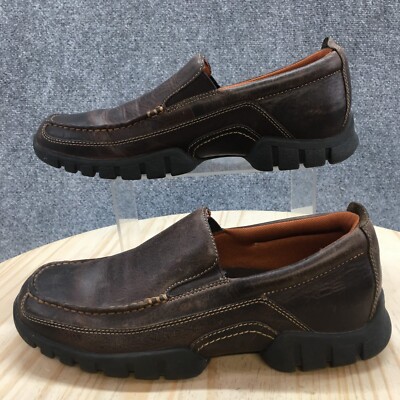 Rockport XCS Shoes Mens 8.5 M Chartley Loafers Brown Leather  display picture 3