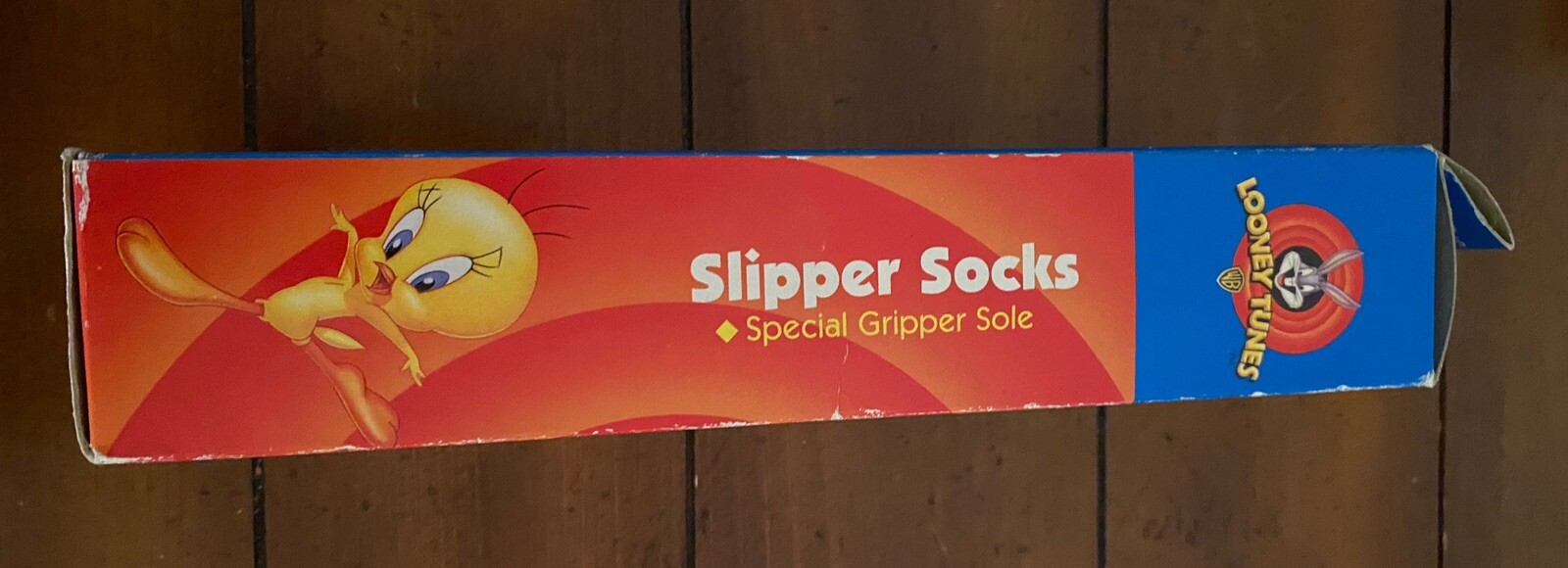 SAOLA 1997 Looney Tunes TWEETY BIRD Pantofole taglia adulto suola con pinza speciale nuova con scatola