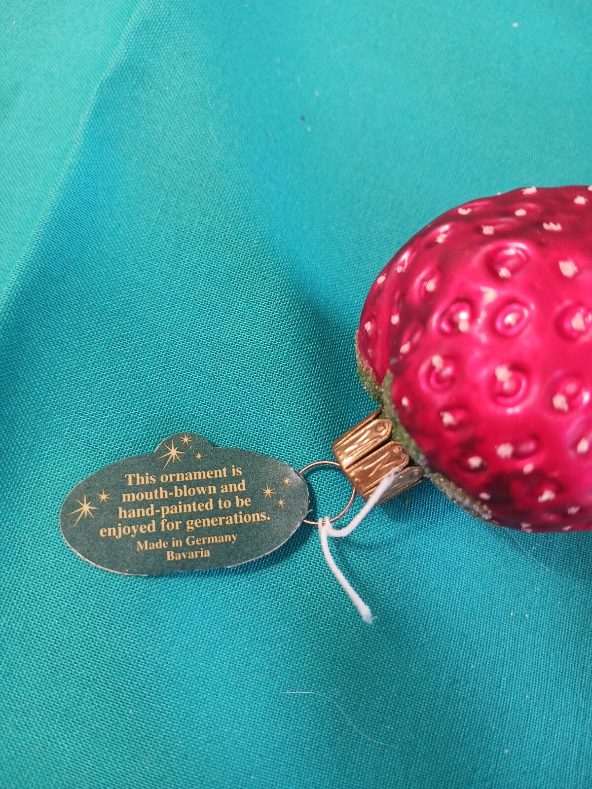 4 Christborn Christmas Ornaments From Germany Bavaria eBay