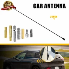 21" Black Antenna Mast Power Radio AM/FM Universal For Toyota Tacoma 1995-2016