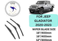 WIPER BLADES FOR JEEP GLADIATOR 2020-2023 (JT)