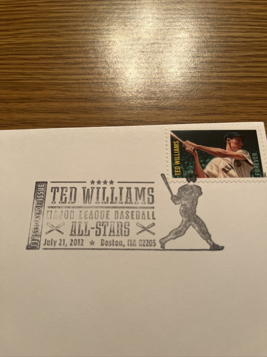 Ted Williams First Day Issue Postage Stamp Free Shipping | eBay