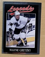 Wayne Gretzky 1991 Legends Card #1, Silver Border, Hockey Legend, LA Kings