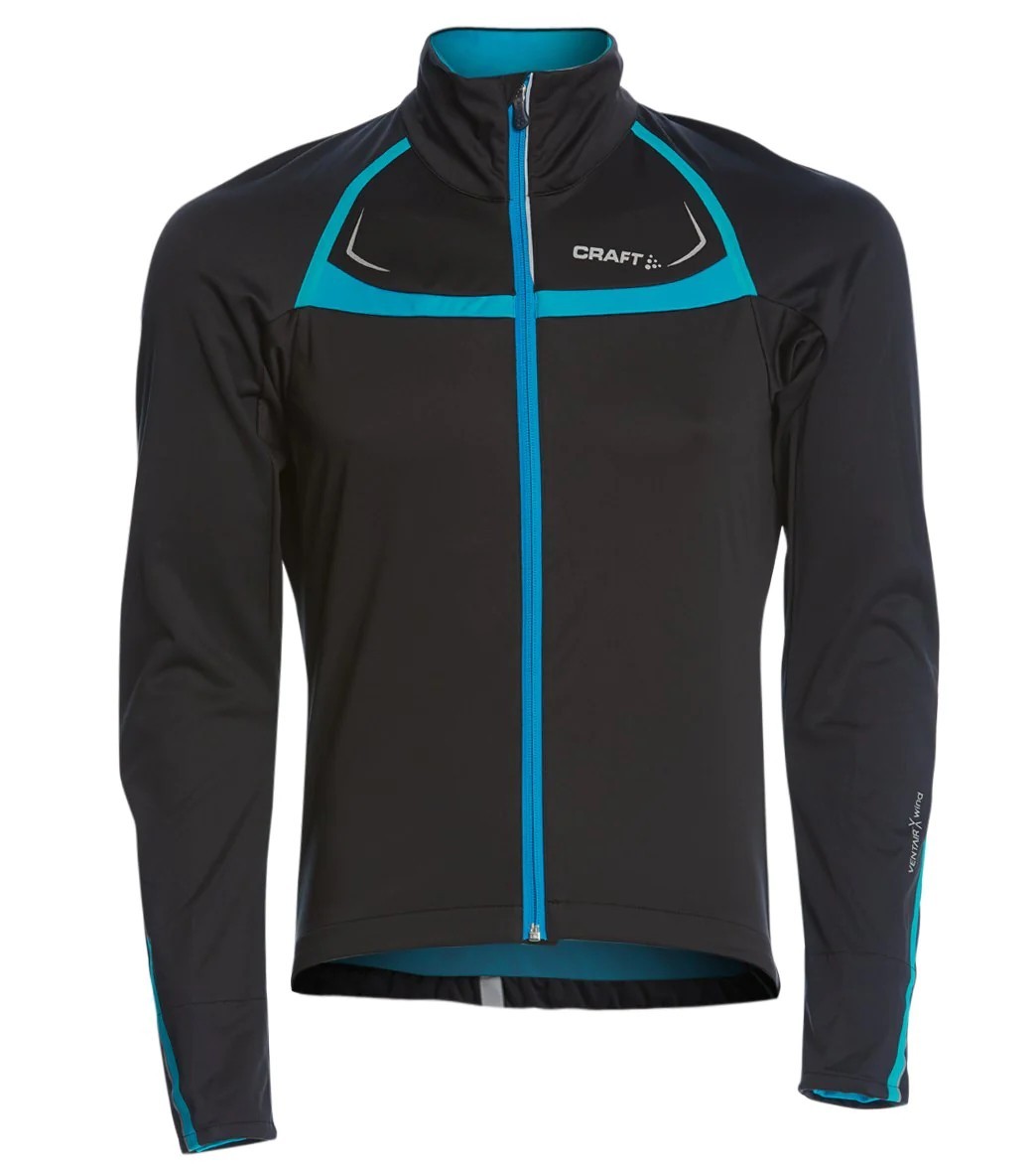 Veste hiver Craft PB Stretch blouson de sport thermique noir bleu S-M