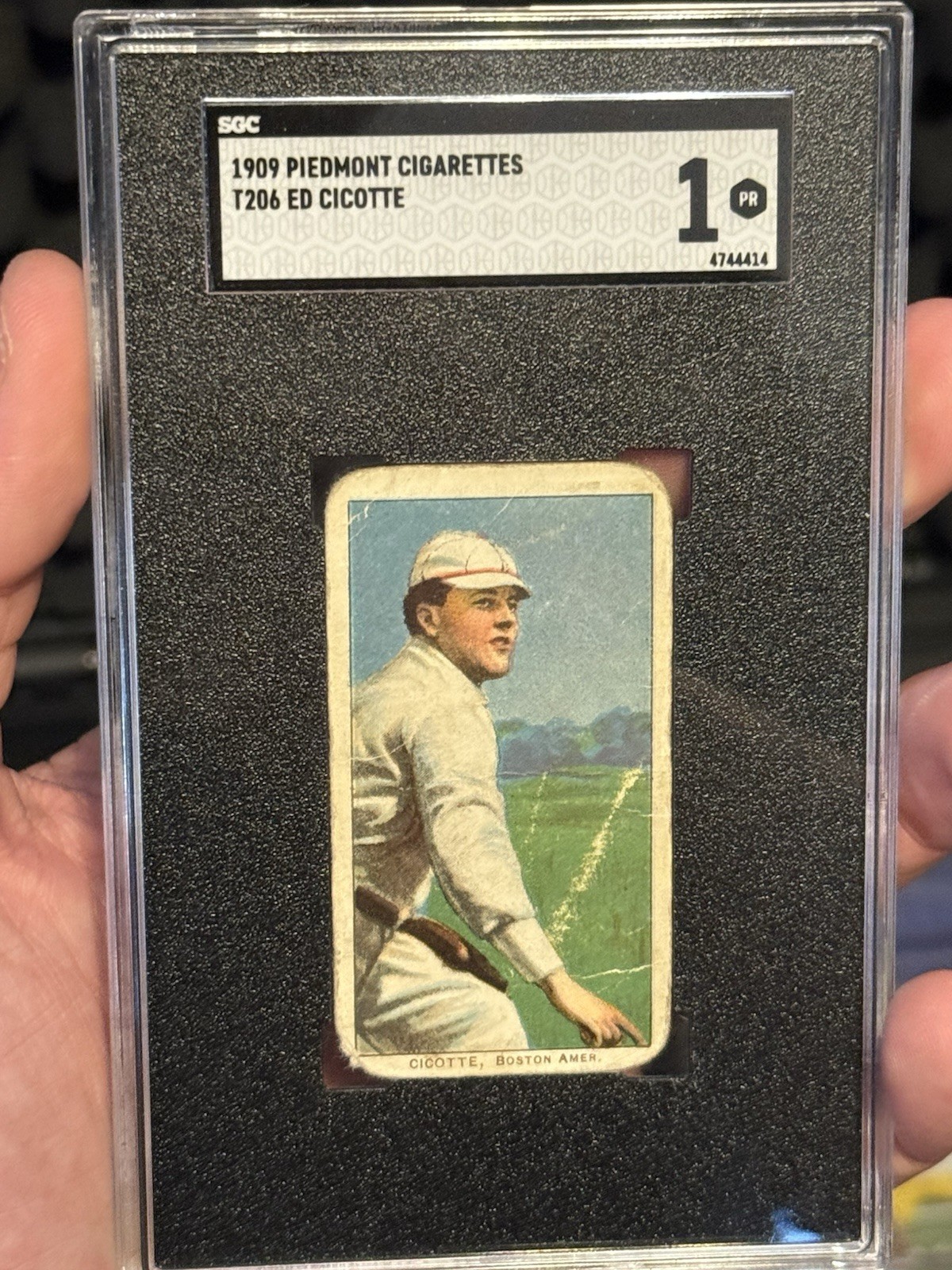 Ed Cicotte 1909 Piedmont Cigarettes T206 