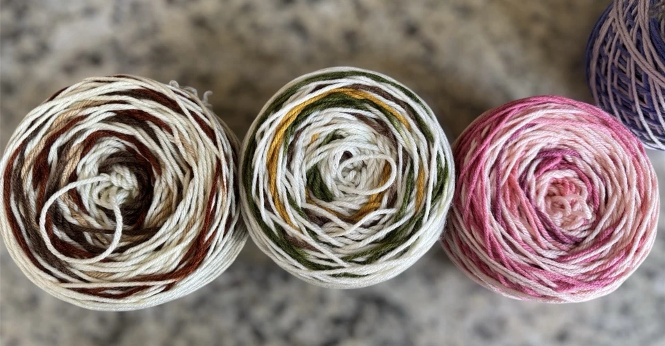 Lot of Yarn. 12 Cakes. Red Heart Yarn. - Image 3 of 4