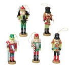 5pcs Nutcracker Puppet King Soldier Toys Children Educational Playthings