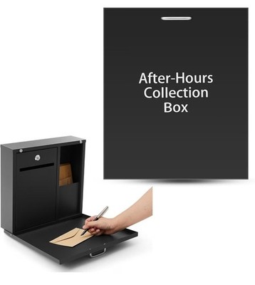 After Hours Drop Collection Boxe 16'' x 13'' x 4'' Standard Night Box with Lock