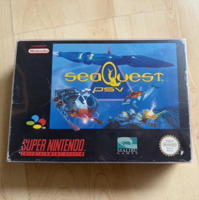 seaQuest DSV SNES Super Nintendo PAL OVP EUR mit Schutzhülle