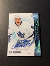 2019-20 Upper Deck Premier Rookies Ilya Mikheyev Auto Blackhawks