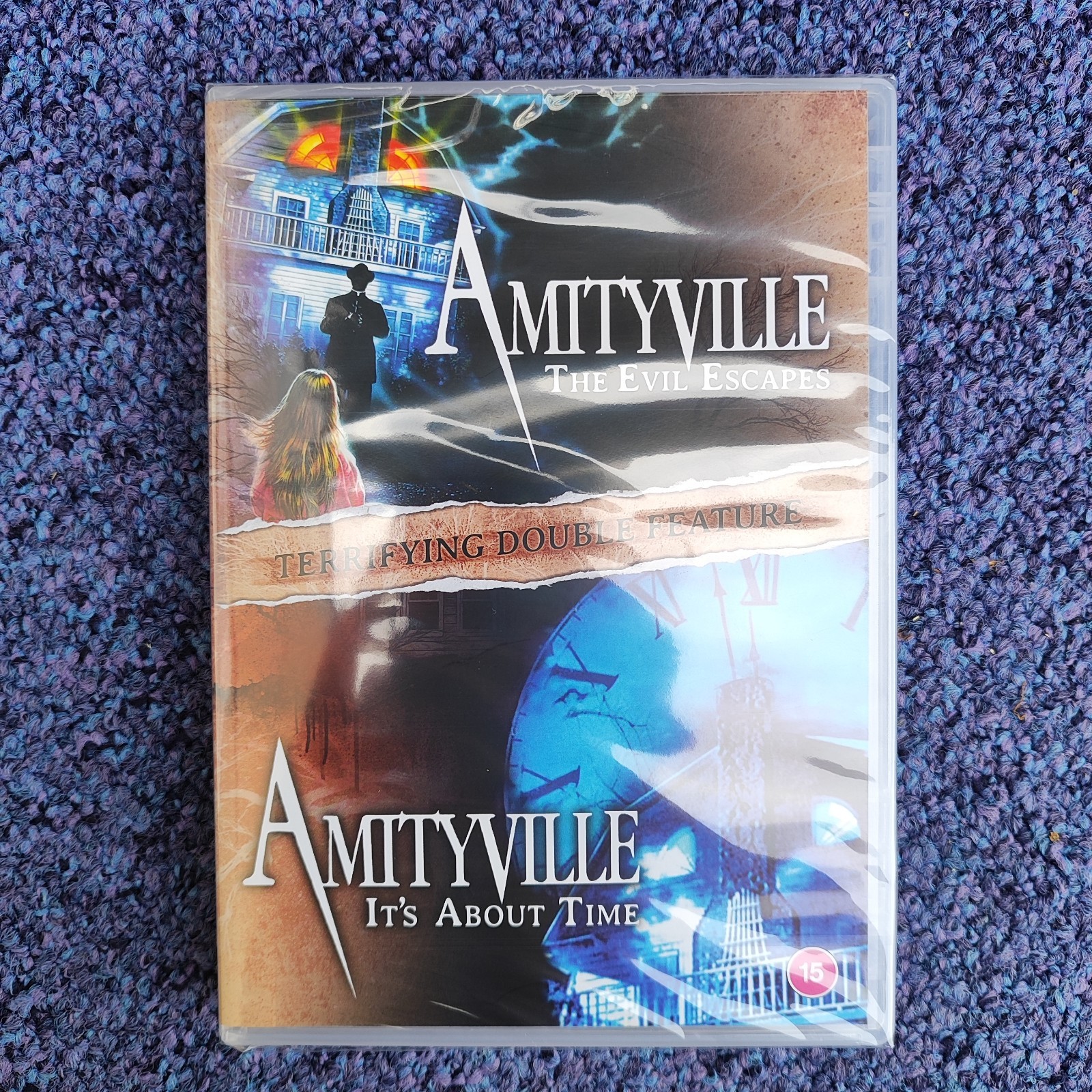 Amityville: The Evil Escapes (1989) / It’s About Time (1992) DVD NEW & SEALED