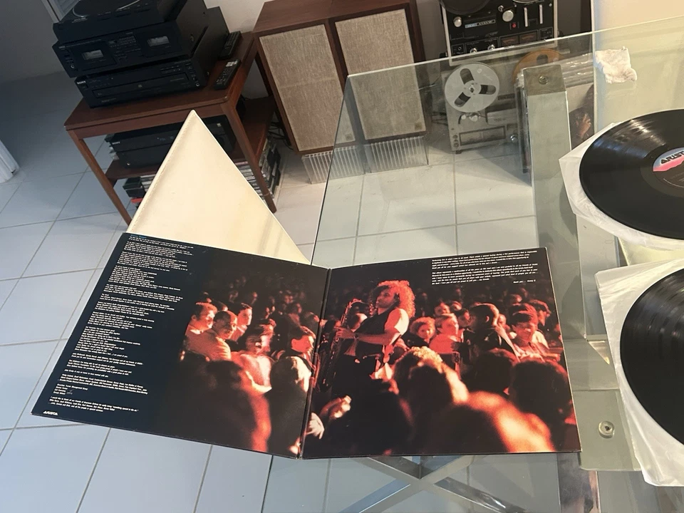 KENNY G - Live 1st Press 1990 Orig 2 LP Vinyl MICHAEL BOLTON - Image 4 of 4