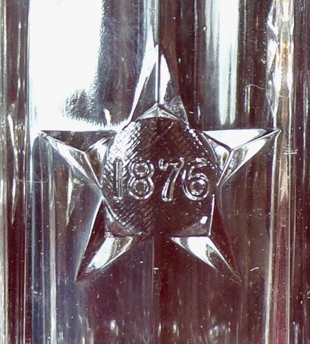 Centennial Beer Mug Central Glass #444 Clear 1776 - 1876 Antique - Picture 2 of 8