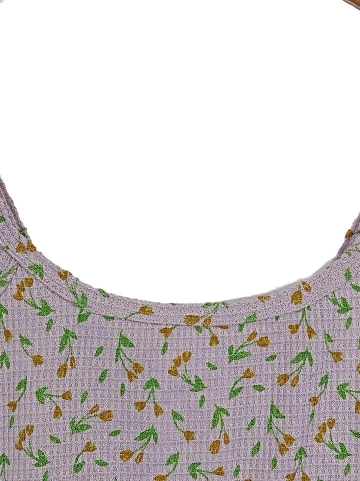 Free People Top Femme Court Motif Cerises Multicolore (EU 38, INT M) - Photo 2/4