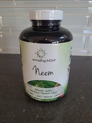 BestBy 06/26 Amazing India USDA Organic Neem Powder Non-GMO 16oz Sealed