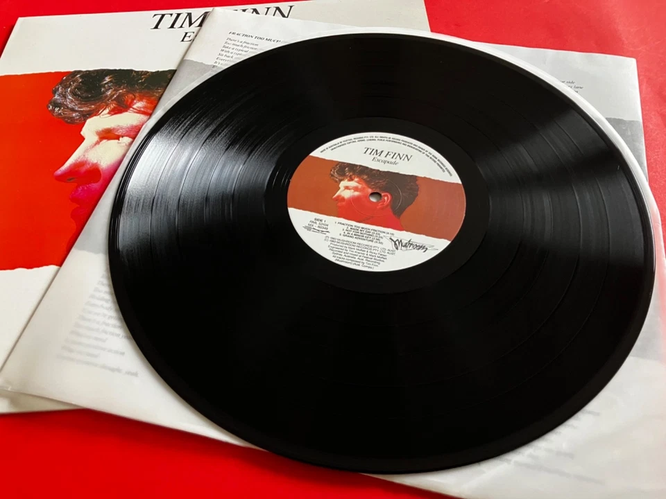 Tim Finn Vinyl record Escapde LP Plus Inner Sleeve 1983 - Image 2 of 4