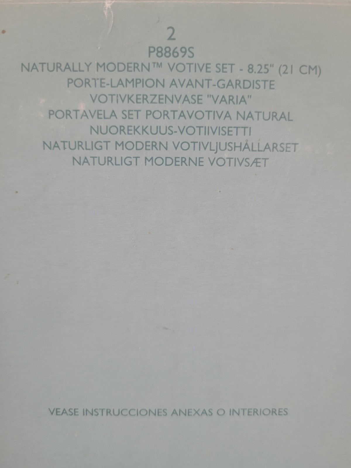 Naturally Modern Votive Candle Holder