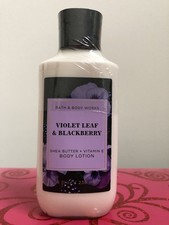 Bath Body Works VIOLET LEAF BLACKBERRY Originals Body Lotion 8oz Rare SEALED