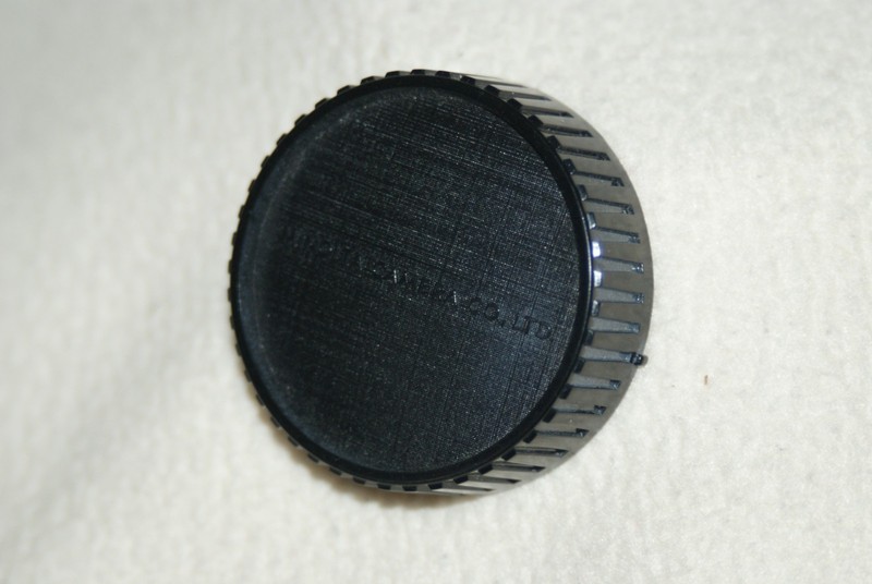 Minolta Rear Lens Cap for MC/MD Mount Lenses- Used/Good (Old Logo)