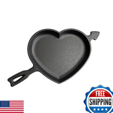 Lodge Seasoned Cast Iron Heart Skillet Lhrtsk