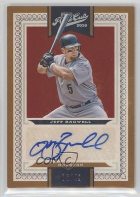 2016 Panini Prime Cuts Base VI Auto 5/49 Jeff Bagwell #171 Auto HOF 5m1