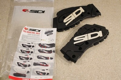 Sidi Crossfire 3 Click SRS Replacement Motorcycle Boot Soles Size 10-11 7736 KC2