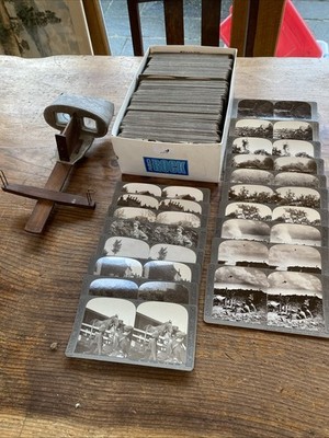 200 Realistische Reisen WW1 Stereoskopische 3D Ansichtskarten mit Betrachter Nr. 1 -200