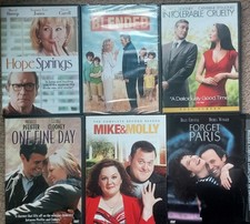 6 Comedy Romance DVD's: Intolerable Cruelty, One Fine Day, Blended, Forget Paris