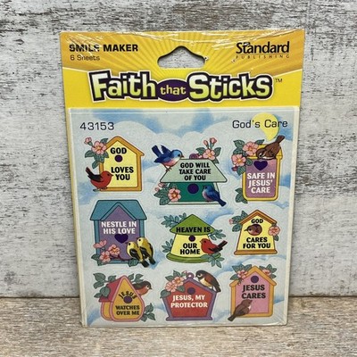 Vintage 2005 God's Care 43153 Smile Maker 6 Sheets, 54 Counts Brand New