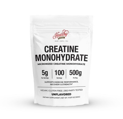 Creatine Monohydrate Micronized Powder 500G  100 Servings, 5000mg Per Serving...