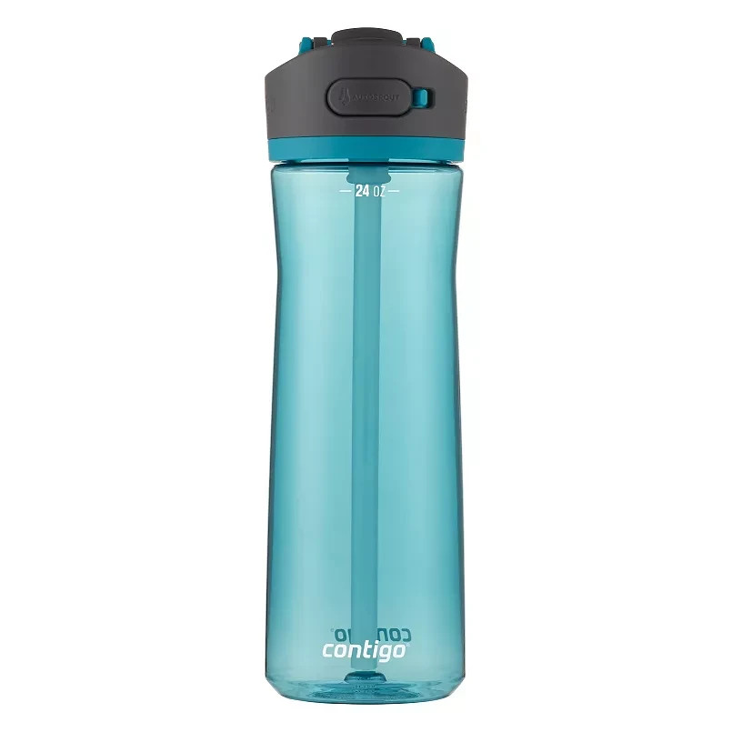Contigo 24oz Ashland 2.0 Plastic Water Bottle with AUTOPOP Lid/Straw Juniper