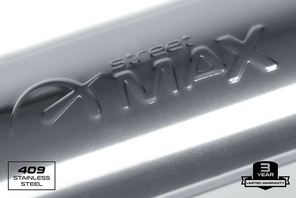 For Dodge Challenger 1970-1972 Street Max SM12616 409 SS Round Exhaust Muffler Foto 2 de 4