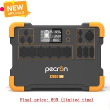 Pecron E2000LFP 1920Wh 2000W Portable Power Station LFP Battery For Camping RV