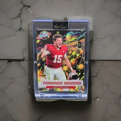 Wild Card Galactic Splat Fernando Mendoza 1/1 Football Card