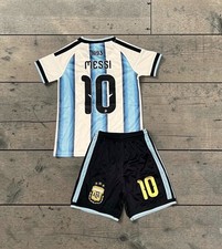 Youth Sizes/ Messi 10 Away Jersey Set Kid Size 18 