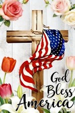 5D Patriotic Diamond Painting Kits for Adults American Flag, Cross God Bless....