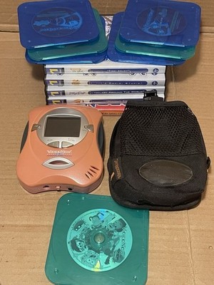 VideoNow Color Video Player Light Pink 2004 With 12 Discs Lot - Tested Working