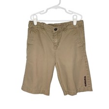 Quiksilver Tan Chino Shorts Adjustable Boys XL