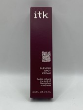 itk Blemish Spot Cream 15 mL 0.5 oz Acne Redness Salicylic Acid Tea Tree Oil