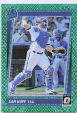 Sam Huff 2021 Donruss Optic #44 Green Dragon #/88