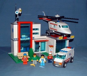 TOWN: CITY, HOSPITAL HELICOPTER RESCUE SET 4429 - LEGO - 2012 - USED