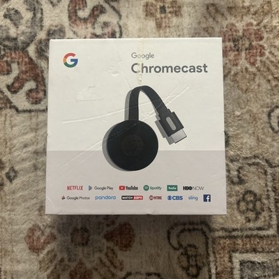 Google Chromecast (2nd Generation) HD Media Streamer Black Works Perfect!