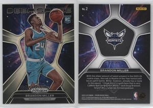 2023-24 Panini Prizm Deep Space Silver Prizm Brandon Miller #2 Rookie RC