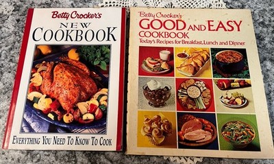 2 Betty Crocker Cookbook Good Easy Plus Betty Crocker New Cookbook