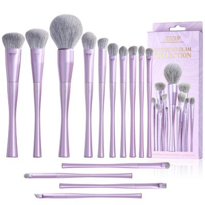 Makeup Brushes Set Professional 14Pcs Vegan Make up Brushes, Foundation Eyeshado