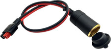 Car Cigarette Lighter Female Plug, 12AWGHeavy Duty Cable, 45A Connector to12V Fe