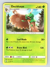 Decidueye 11/149 Sun & Moon Rare NM Pokemon TCG