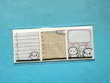 NEW The Coffee Monsterz Co Primary Notes - Sticky Notes (3 designs) TCMC Emoti