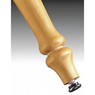 Leveling Glides, Screw-In, Round, 7/8'', Pk24, 9449
