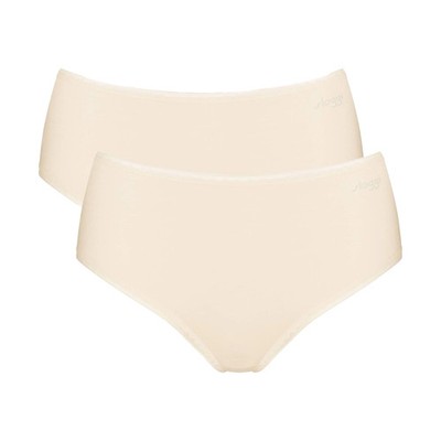 Sloggi Women's High Waist Briefs, 2 Pack - GO High Waist C2P, Underwear, Unt...